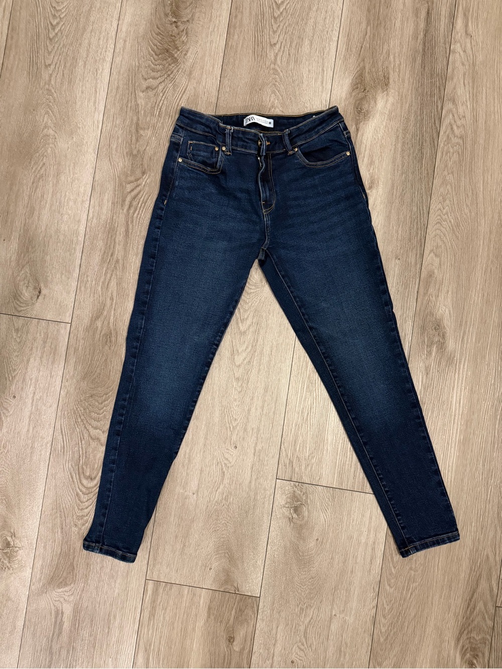 Zara Dark Blue Skinny Jeans
